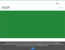 Tablet Screenshot of iscot.it